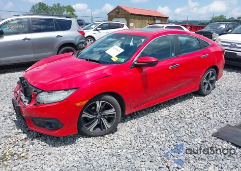 2016 Honda Civic Touring из США, поврежденный, VIN 2HGFC1F91GH658611